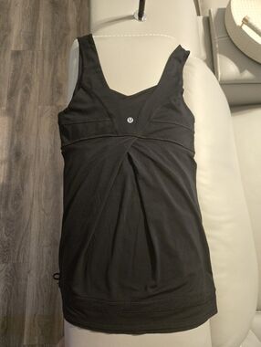 lululemon athletica Black Twist-Front V-Neck Tank Maternity